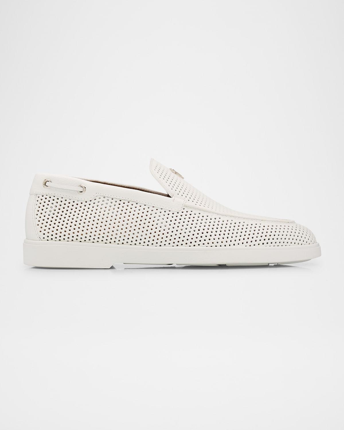 Men's Berth 10 Perforated Leather Loafers Product Image