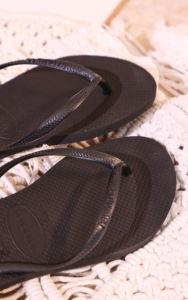 Black Havaianas Slim Product Image