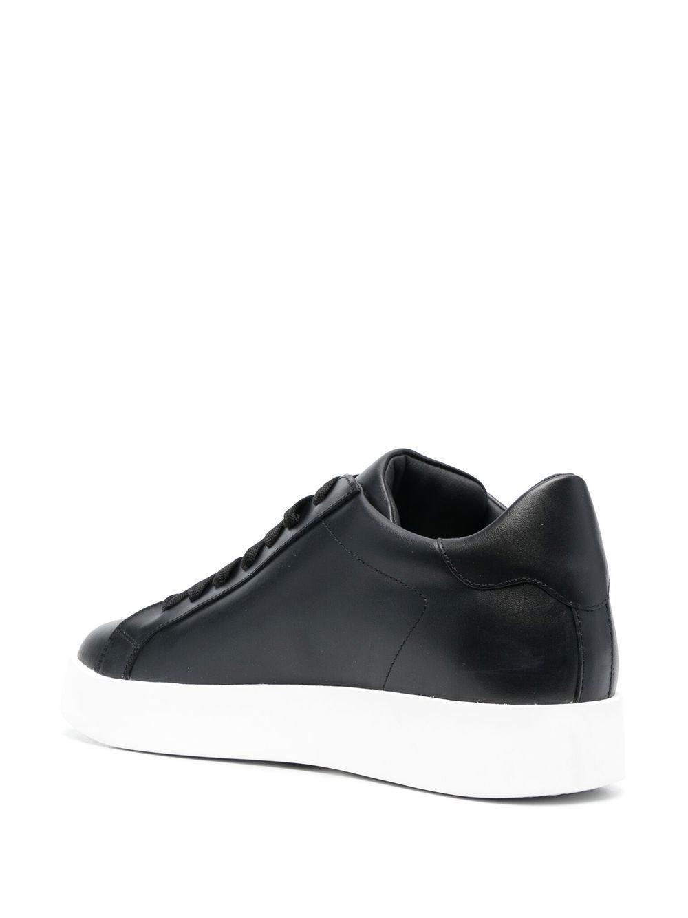 low-top leather sneakers Product Image