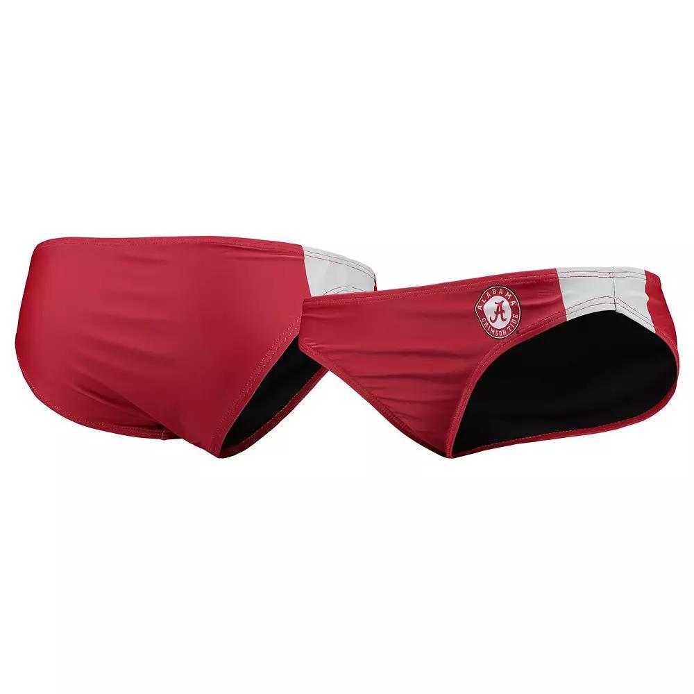 Women's FOCO Crimson Alabama Crimson Tide Wordmark Bikini Bottom, Size: Small, Red Product Image