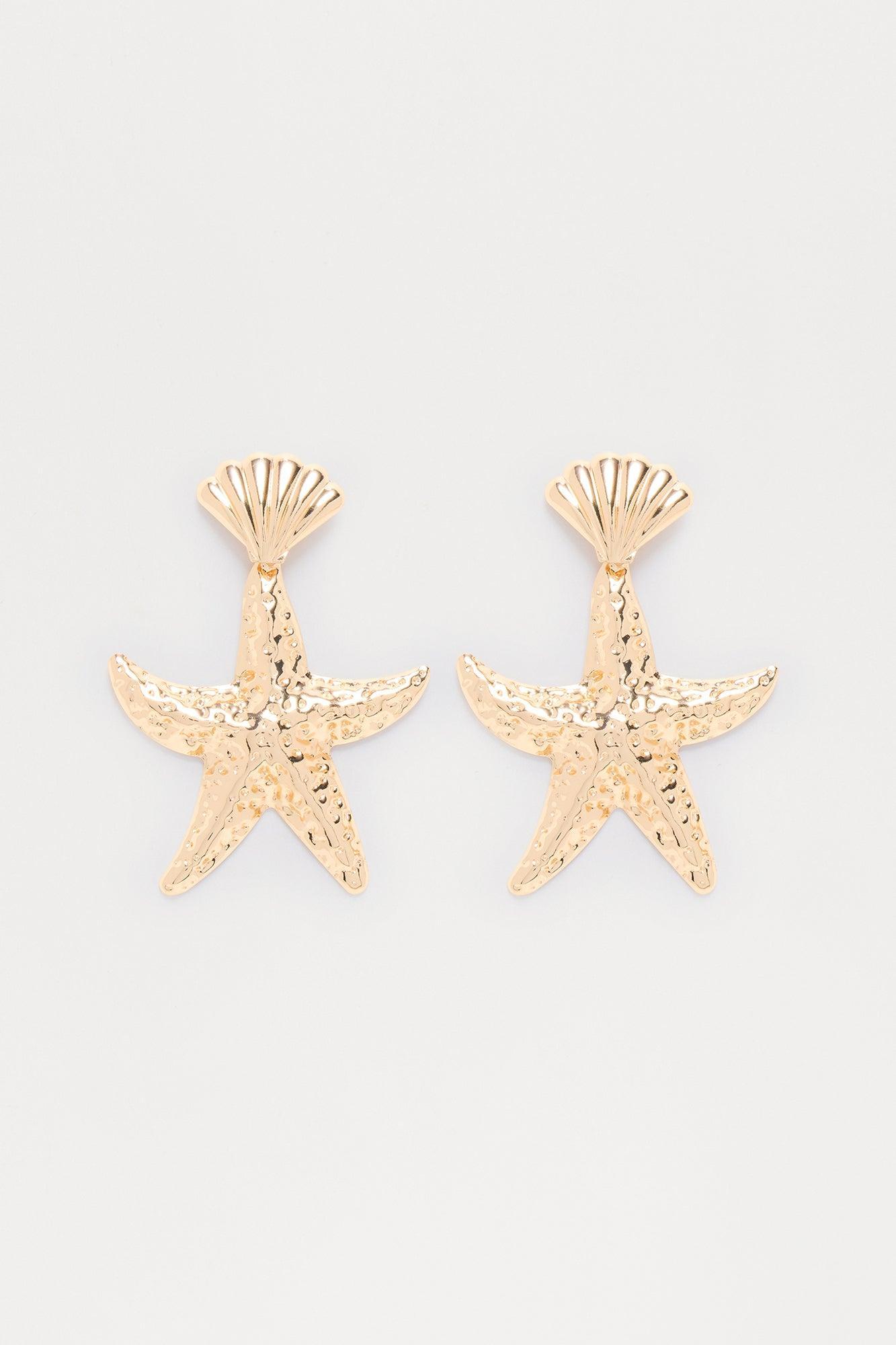 Aloha Bay Earrings - Gold Product Image