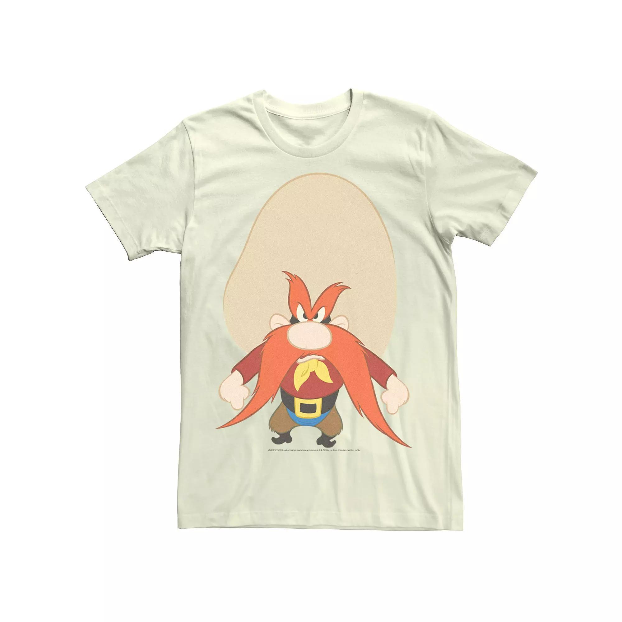 Men's Looney Tunes Yosemite Sam Angry Portrait Tee, Size: 3XL, Natural Product Image