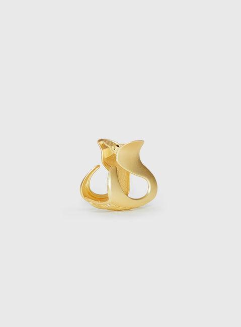 High Stakes Claw Clip Gold Product Image
