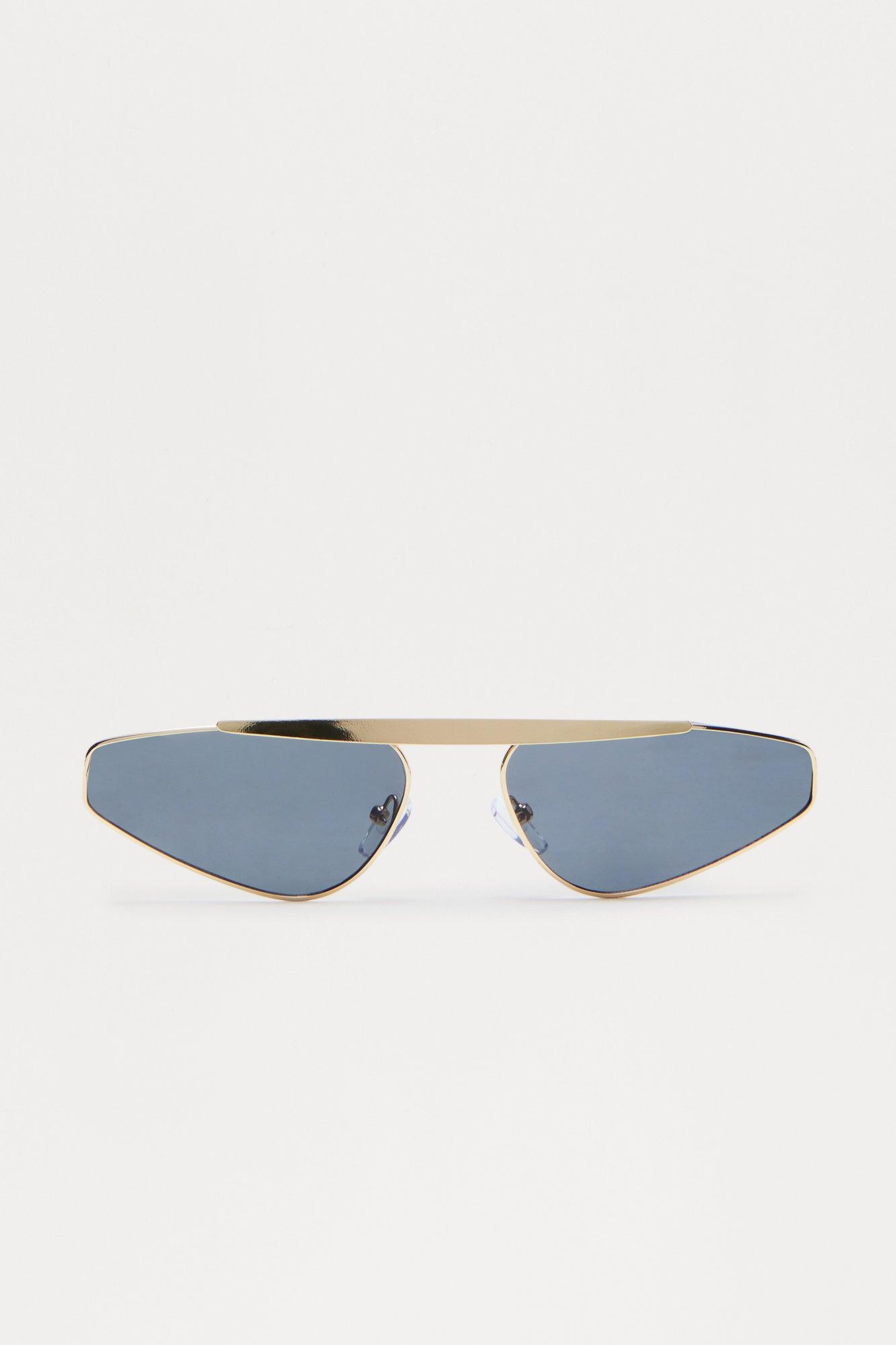 Anna Eyes Aviator Sunglasses - Gold/Black Female Product Image