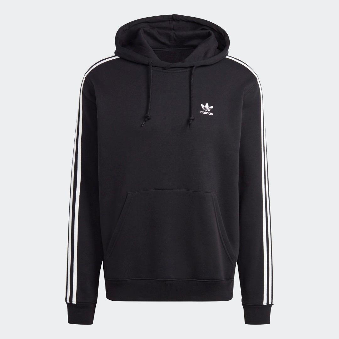adidas Adicolor Classics 3-Stripes Hoodie Black 2XL Mens Product Image