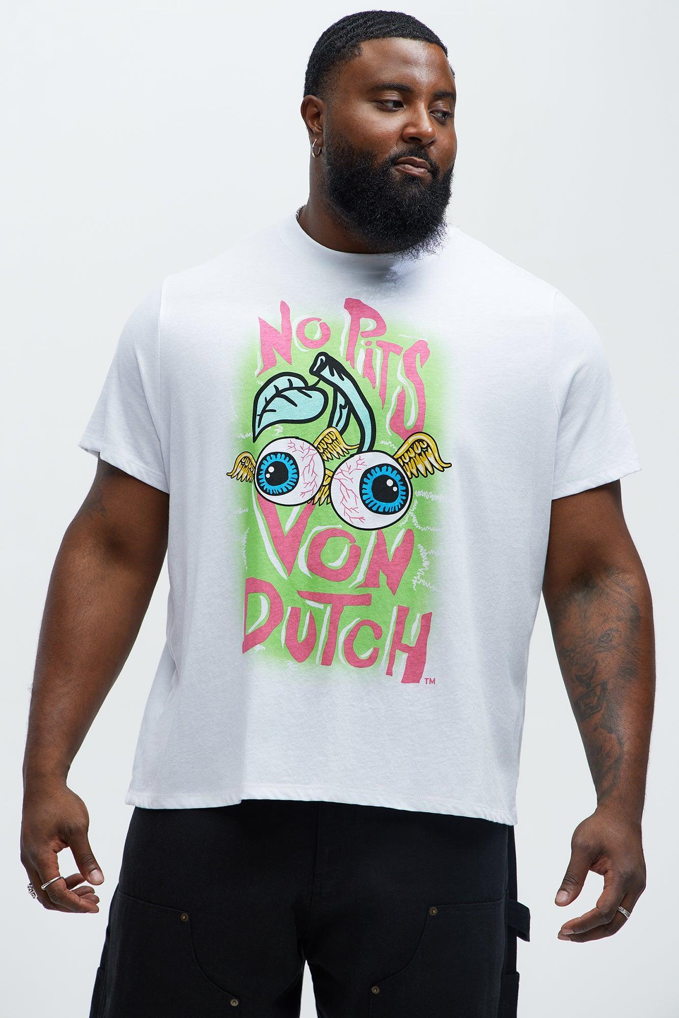 Von Dutch No Pits Short Sleeve Tee - White Product Image