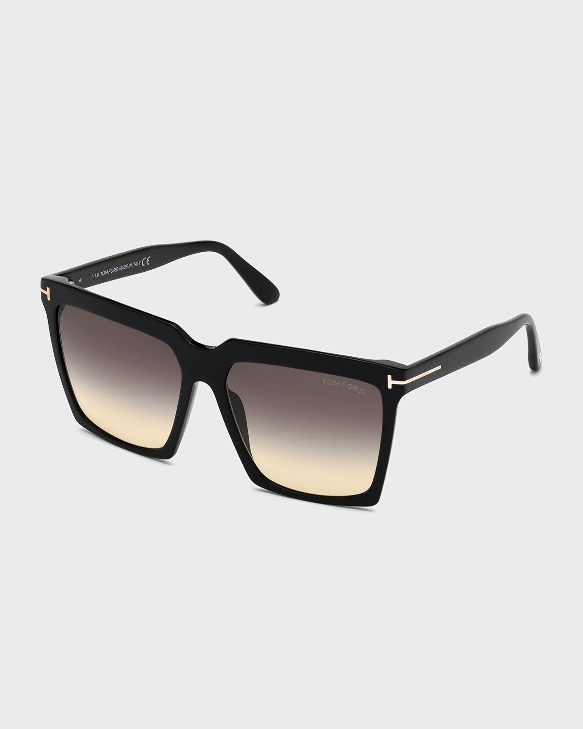 Tom Ford Sabrina Square Sunglasses, 58mm Product Image
