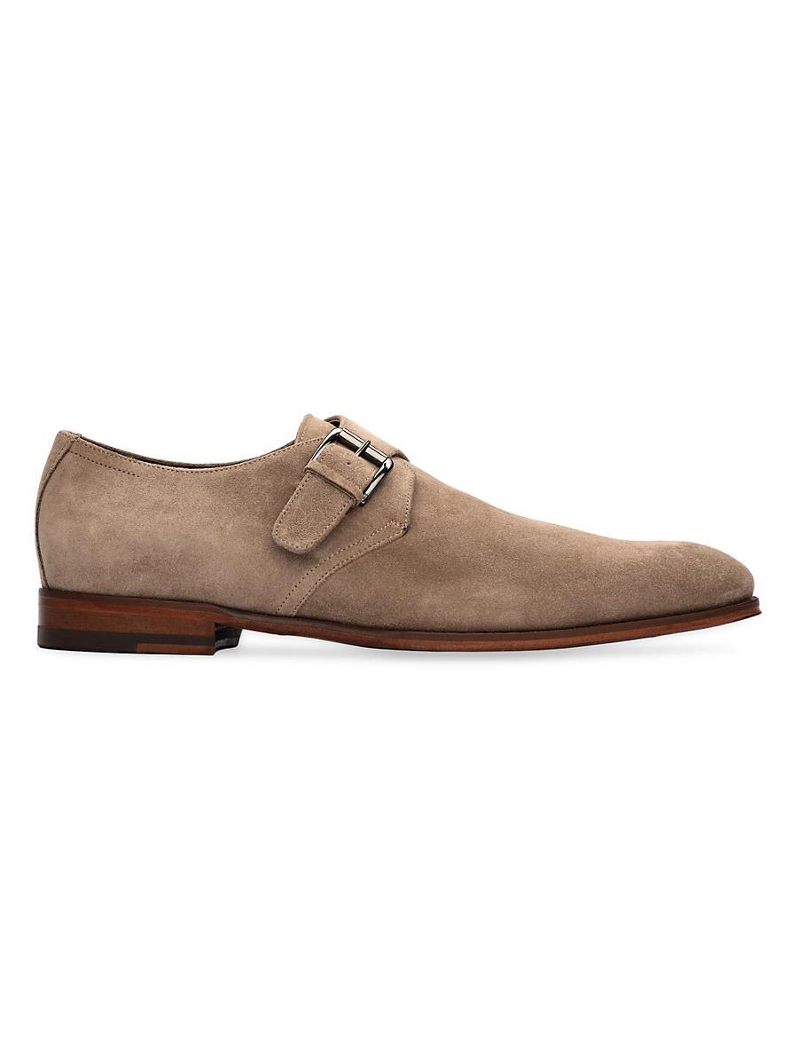 Mens Bower Monkstrap Leather Loafers Product Image