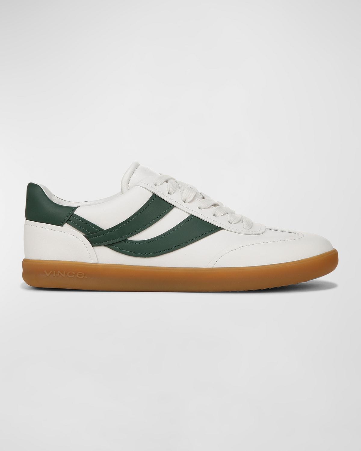 Vince Mens Oasis Leather Lace Up Sneakers Product Image