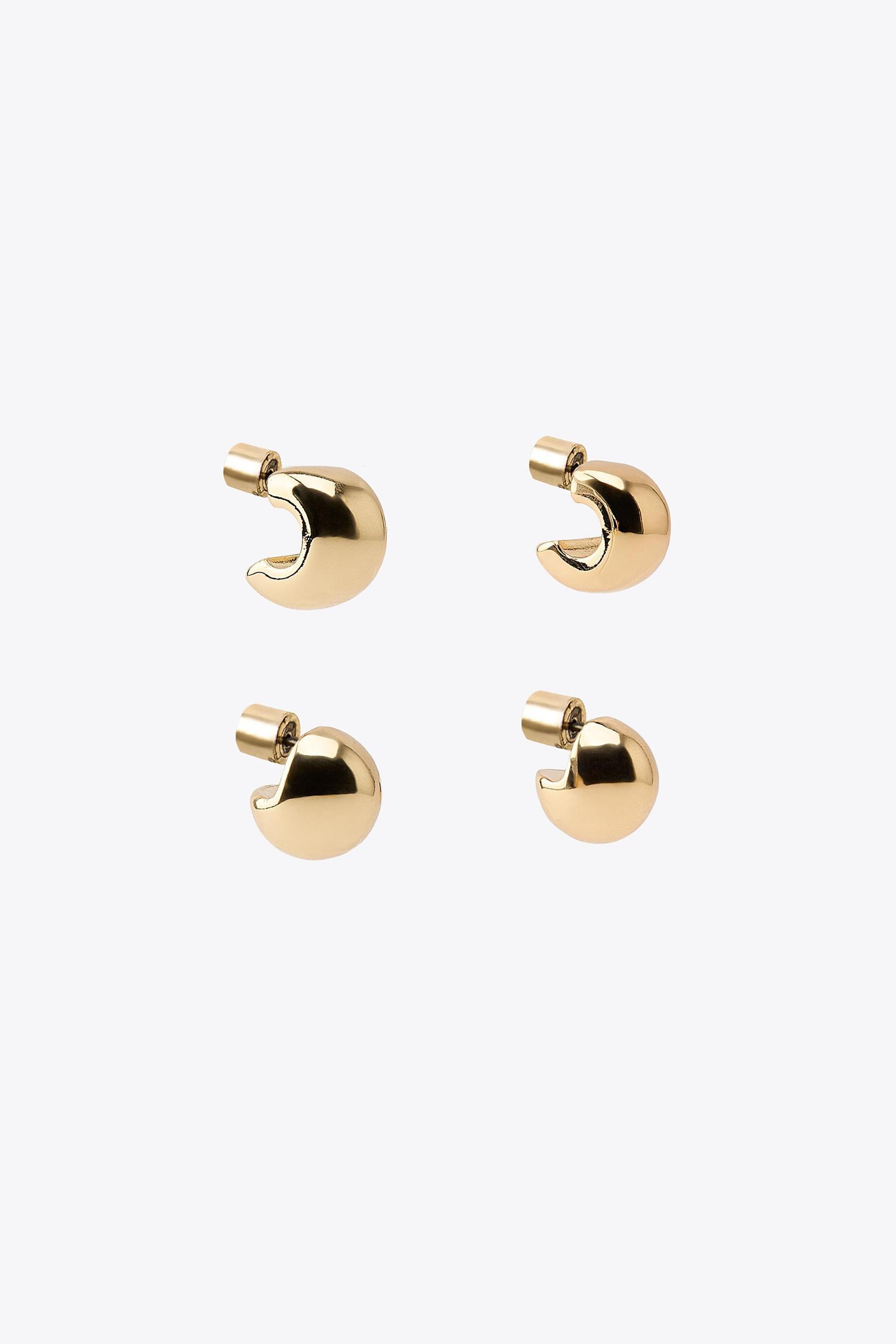 PACK OF HALF HOOP EARRINGS Product Image