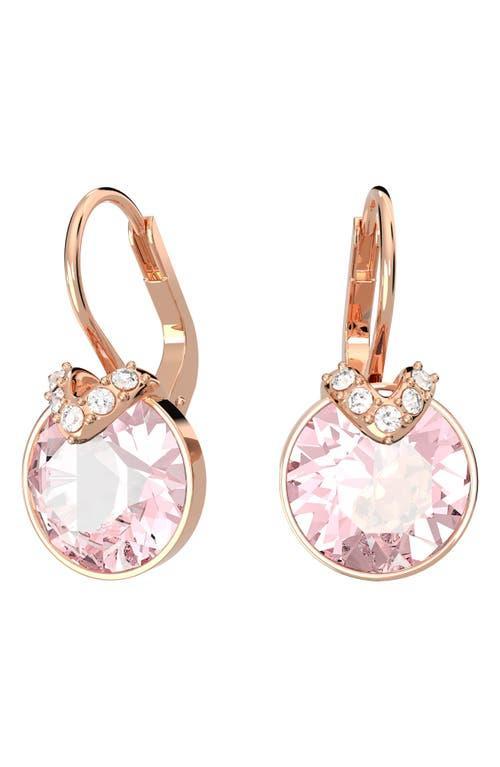 Swarovski Bella V Crystal Drop Earrings in Gold Tone Product Image