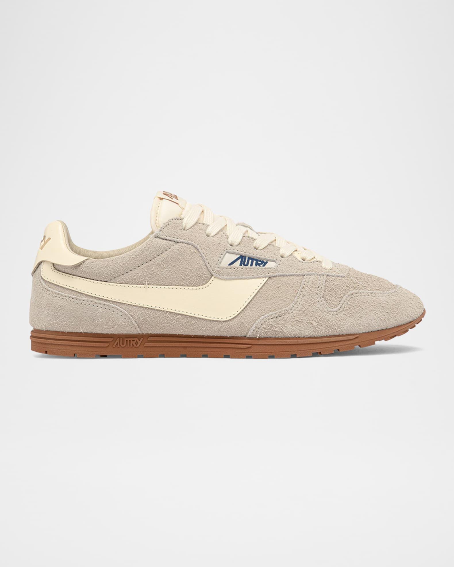Windspin Retro Suede Low-Top Sneakers Product Image