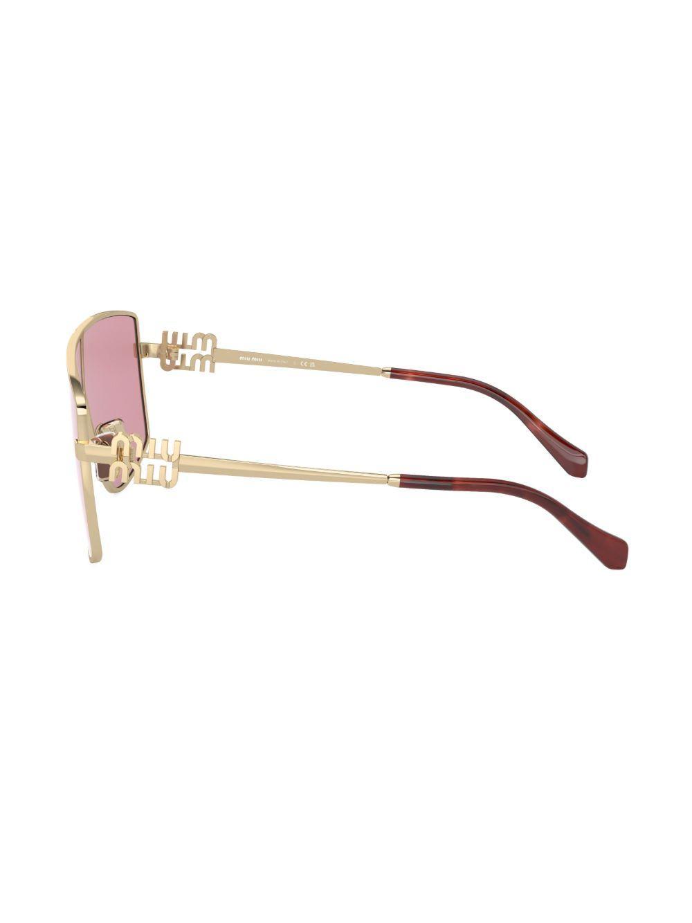 oversize-frame tinted sunglasses Product Image