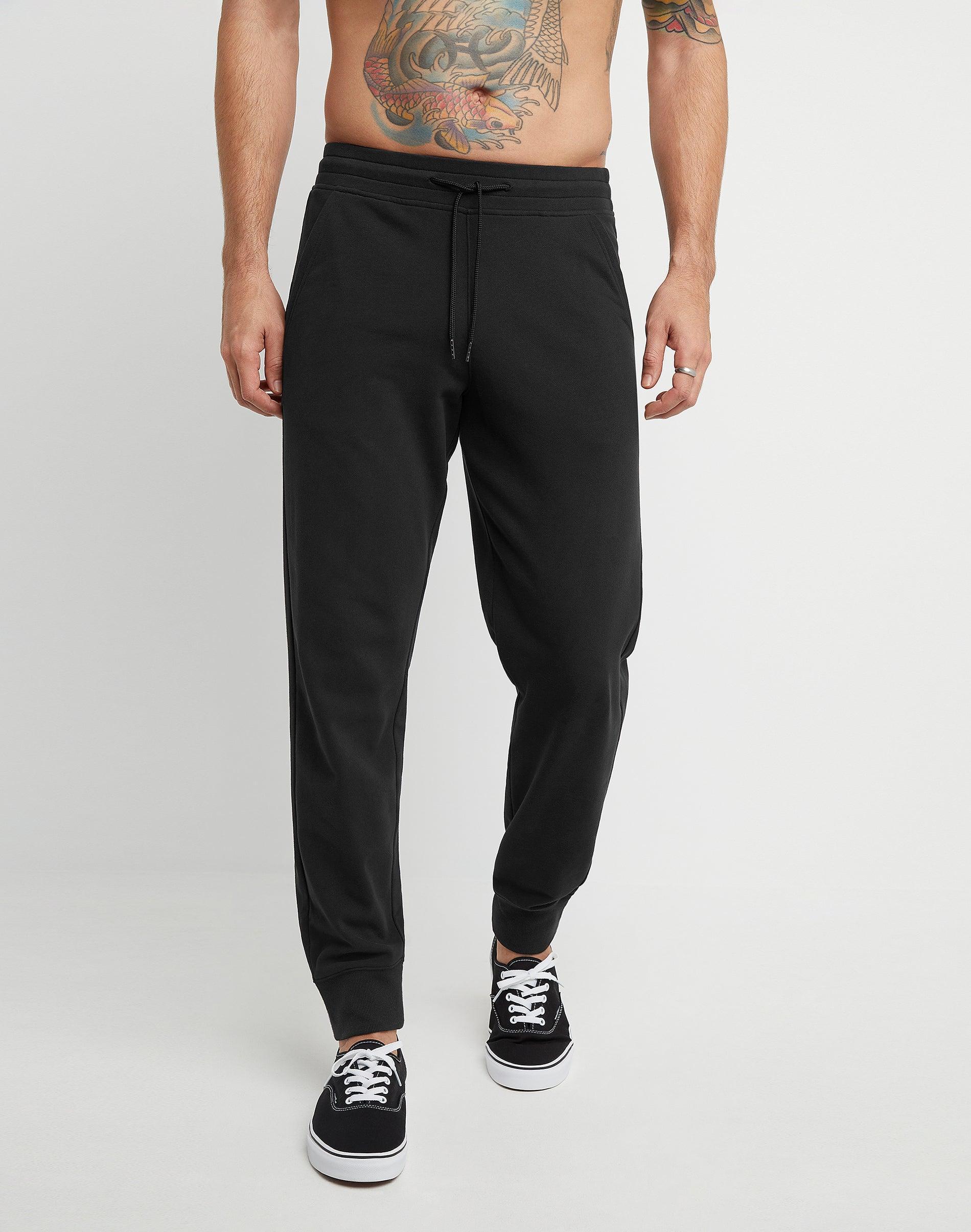 Hanes Mens French Terry Jogger Sweatpants With Pockets Oregano L Product Image
