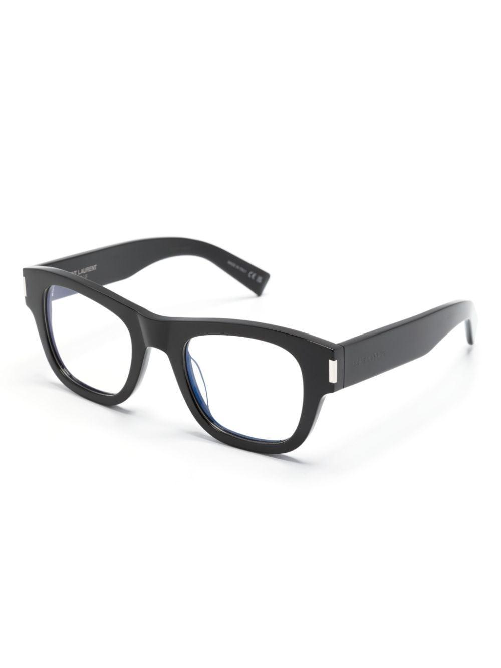 SAINT LAURENT Sl698 Wayfarer-frame Glasses In Black Product Image