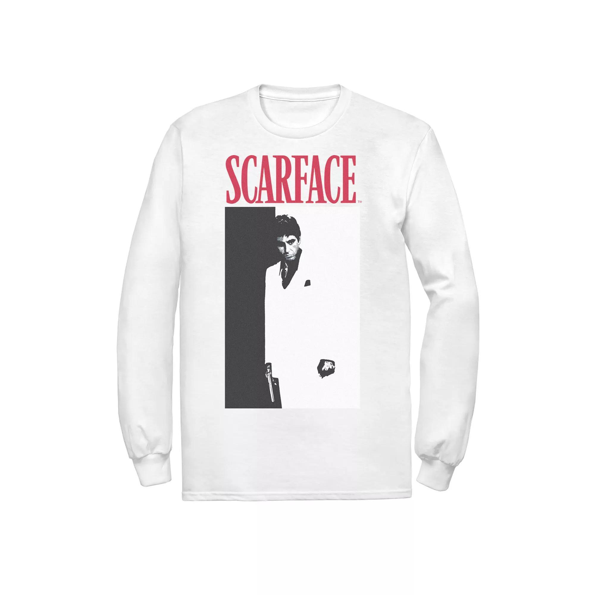 Men's Scarface Original Movie Poster Tee, Size: Large, White Product Image