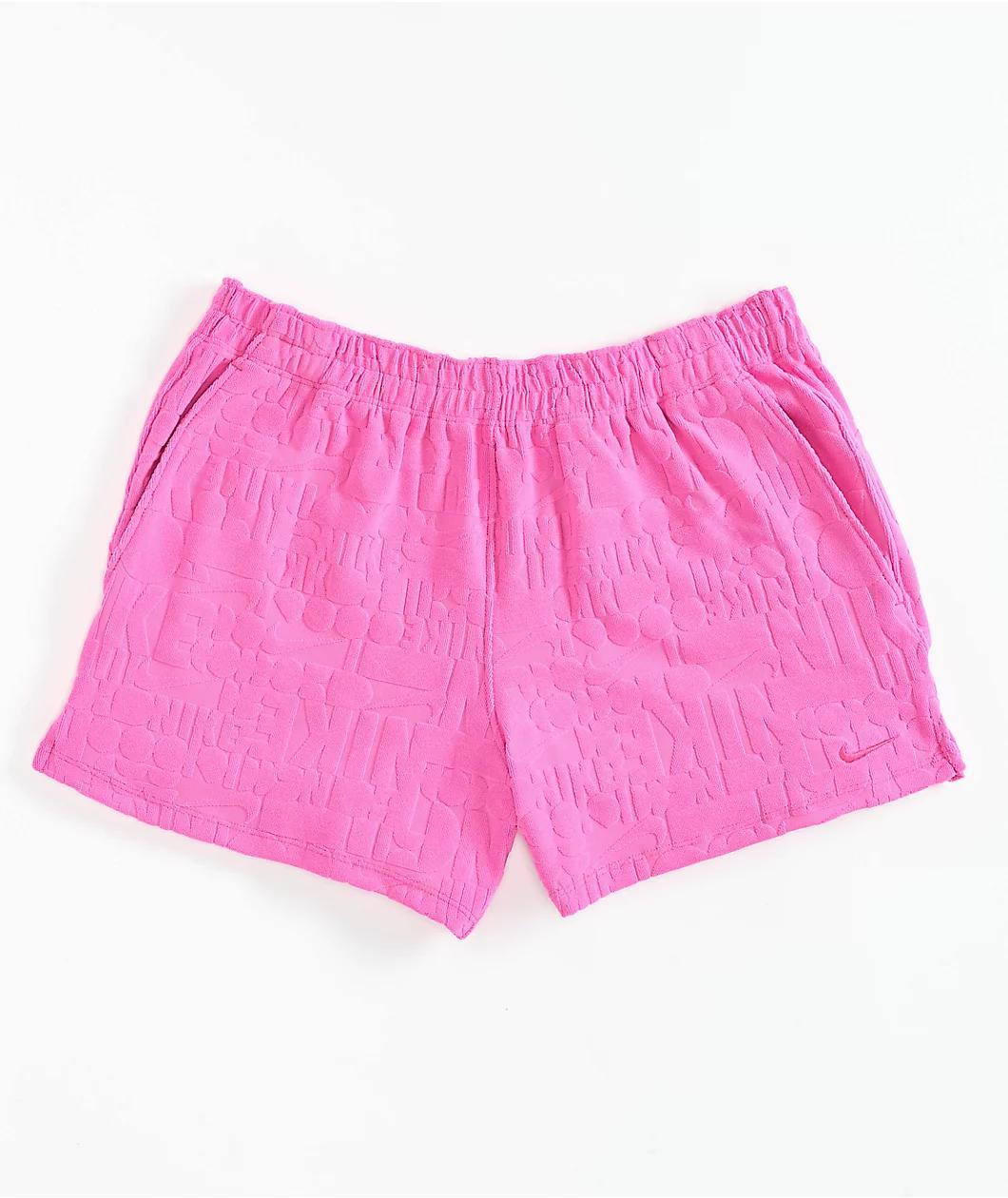 Nike Retro Flow Pink Cover Up Shorts Product Image