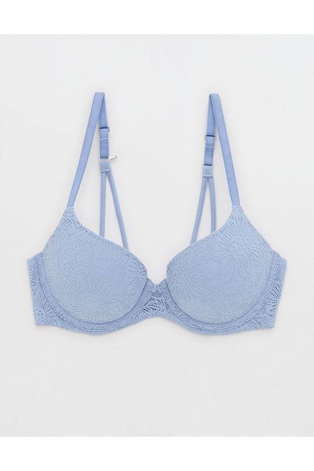 Sunnie Bloom Lace Demi Push Up Bra Women's Product Image
