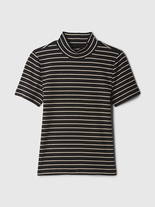 Modern Rib Mockneck T-Shirt Product Image