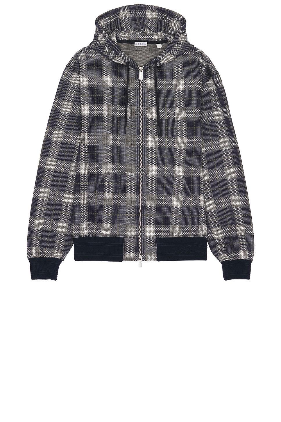 Jacquard Check Hoodie Product Image