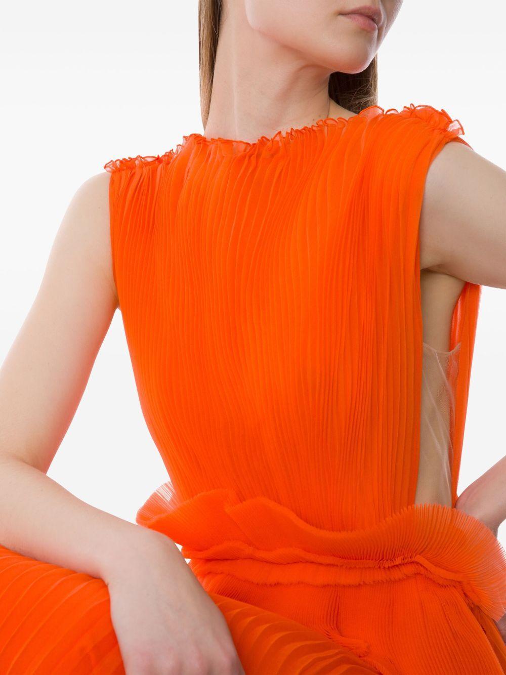 plissé maxi dress Product Image