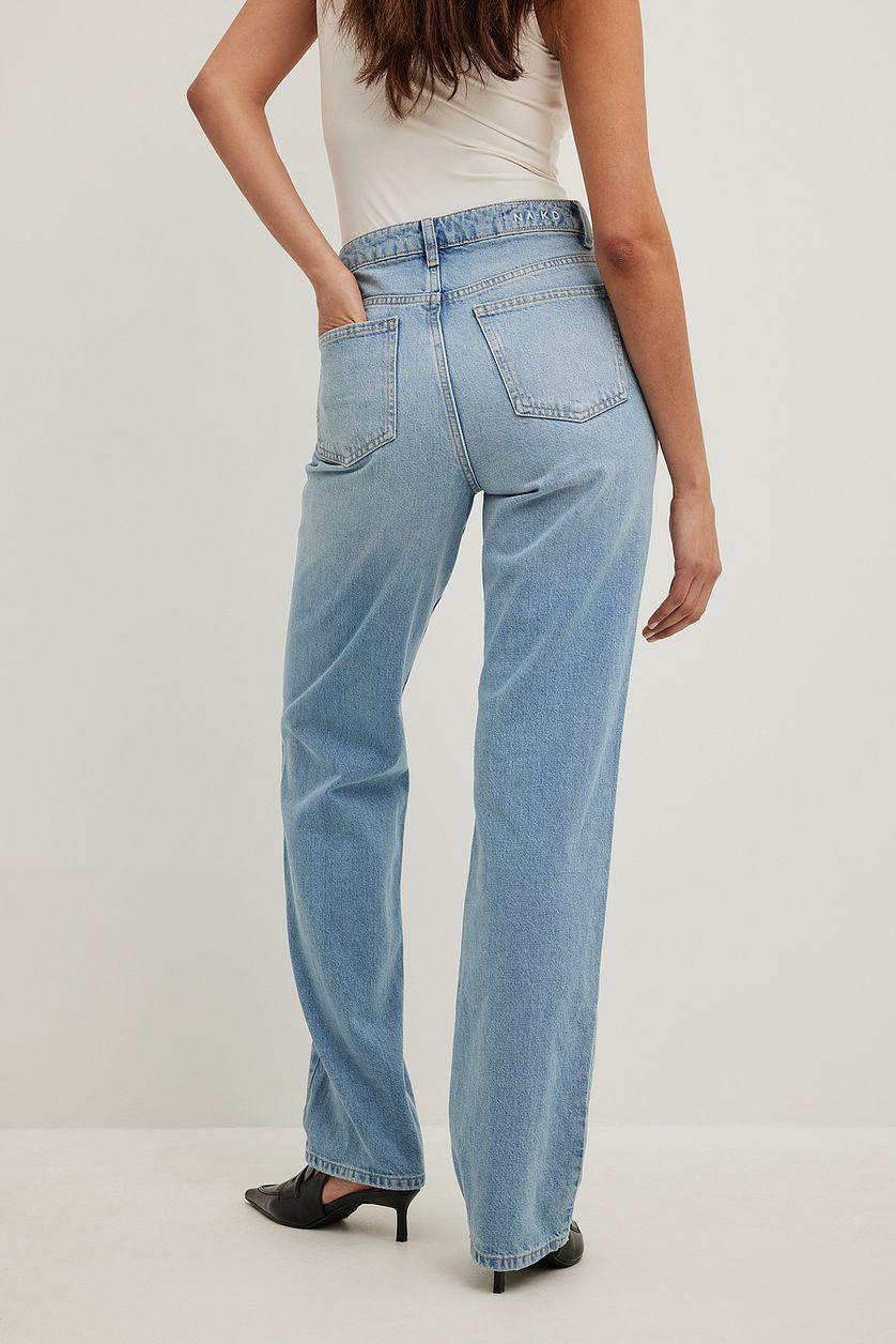 Straight High Waist Jeans Product Image