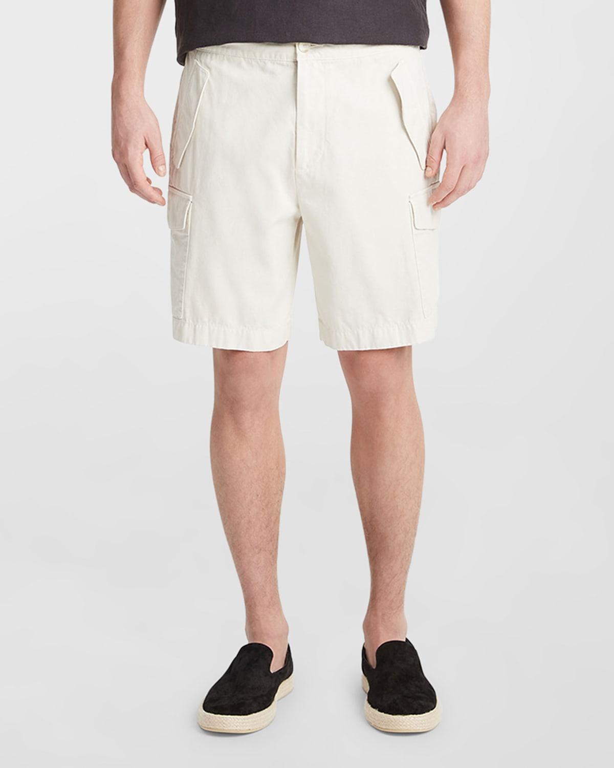 Men's Garment-Dyed Twill Cargo Shorts Product Image
