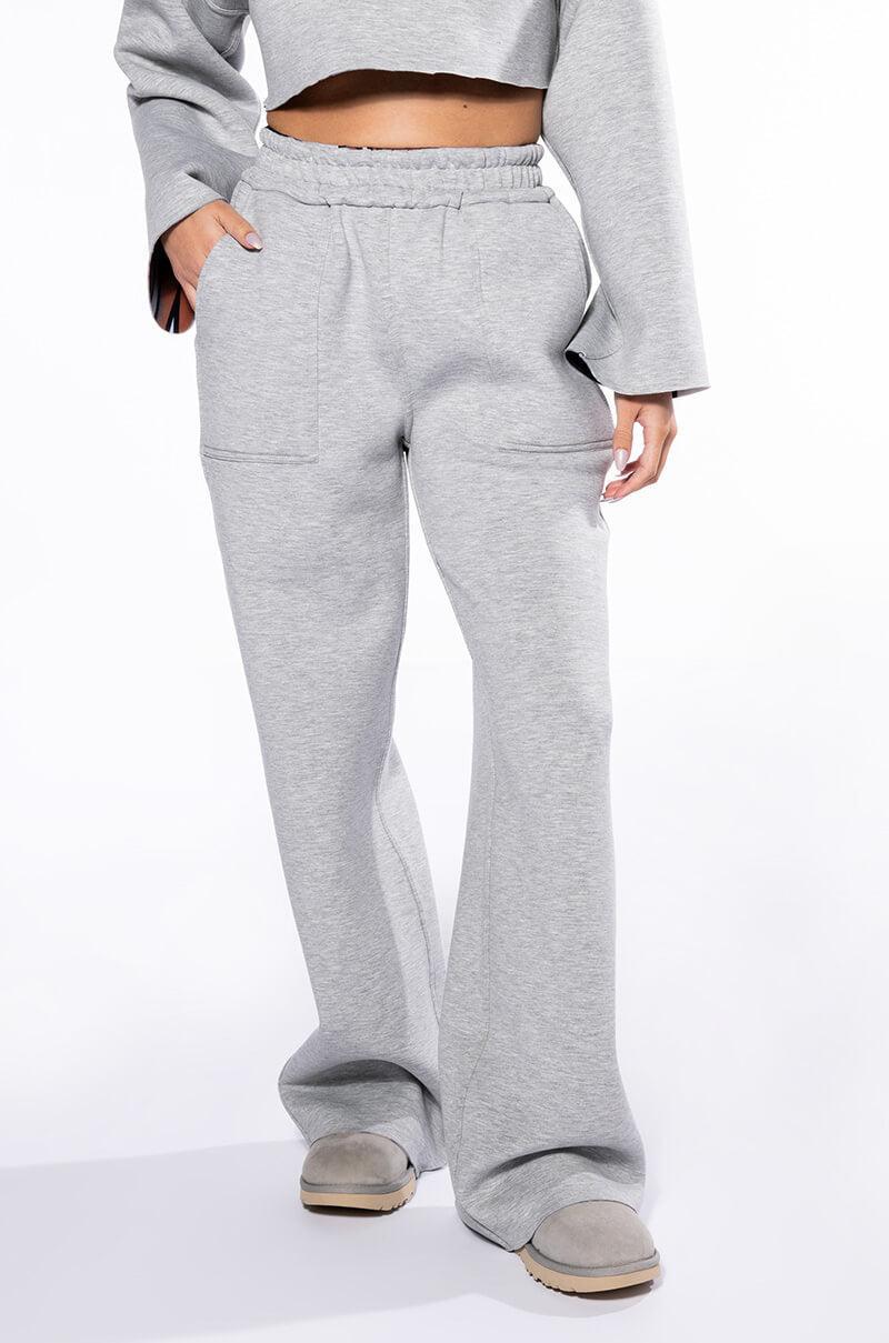 MAIN SQUEEZE PRINTED SCUBA WIDE LEG JOGGER Product Image