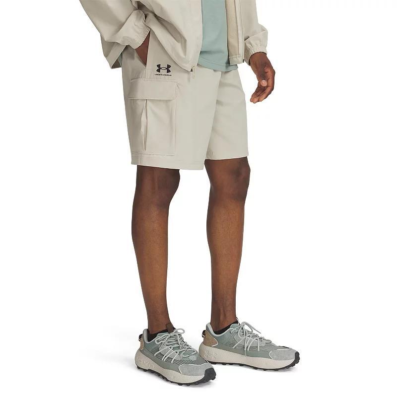 Men's Under Armour Vibe Woven Cargo Shorts, Size: XL, Black Product Image