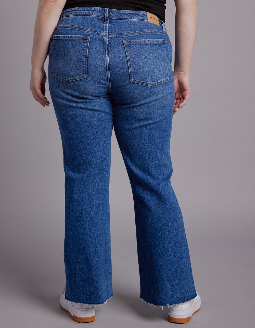 RSQ Womens Low Rise Flare Jeans - DARK WASH Product Image