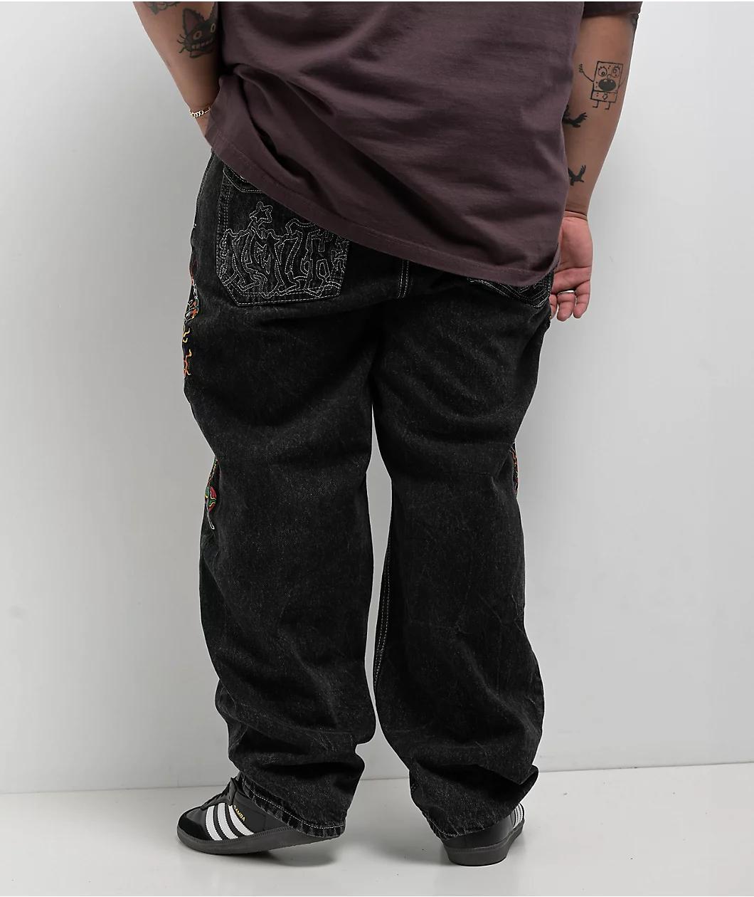 Ninth Hall Ambush Panther Black Wash Jeans Product Image