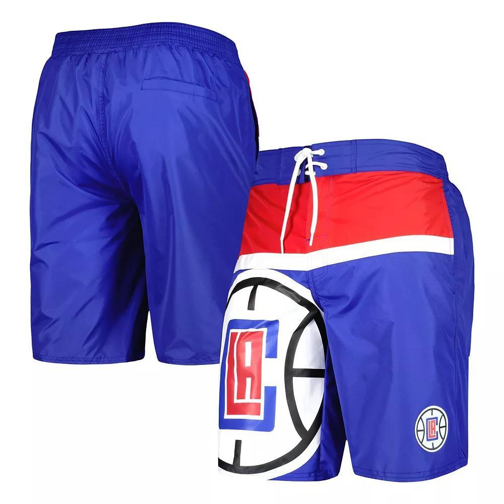 Men's G-III Sports by Carl Banks Royal LA Clippers Sea Wind Swim Trunks, Size: Medium, Blue Product Image