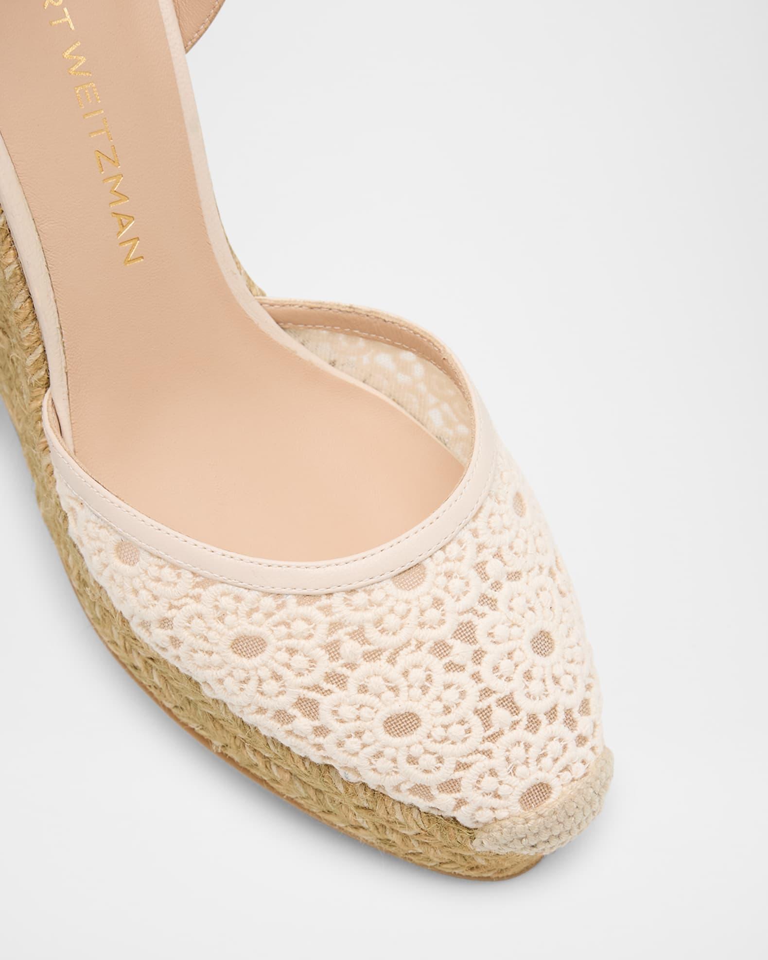 Sasha Lace Wedge Espadrilles Product Image