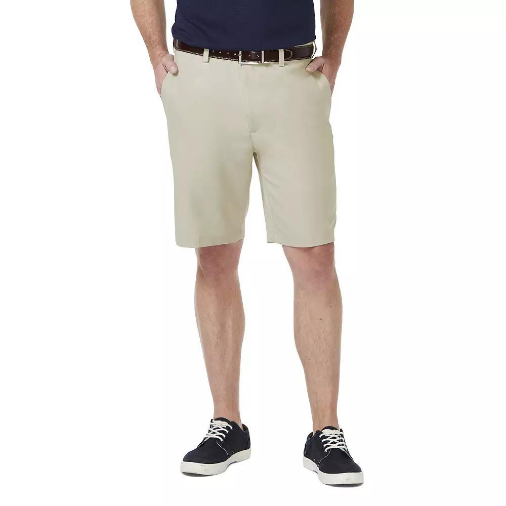 Men's Haggar® Cool 18® Pro Gabardine Flat Front Shorts, Size: 36, String Product Image