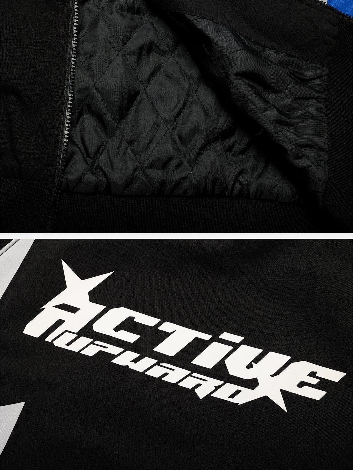 Aelfric Eden Color Blocking Racing Coat Product Image