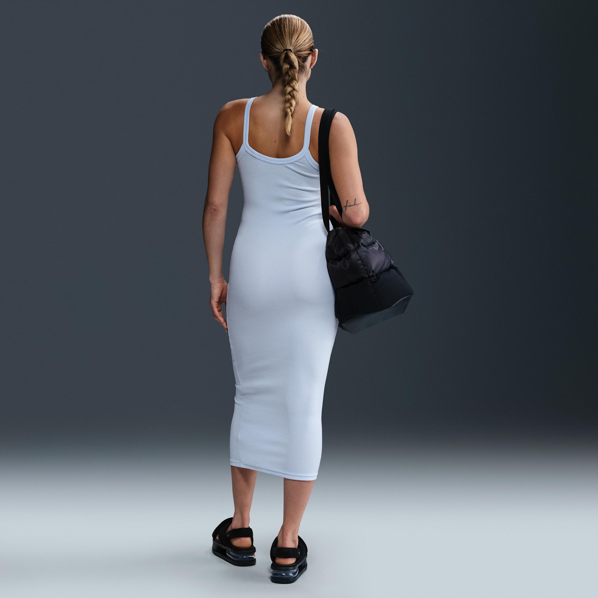 Women's Nike Sportswear Chill Knit Tight Mini-Rib Tank Top Dress Product Image