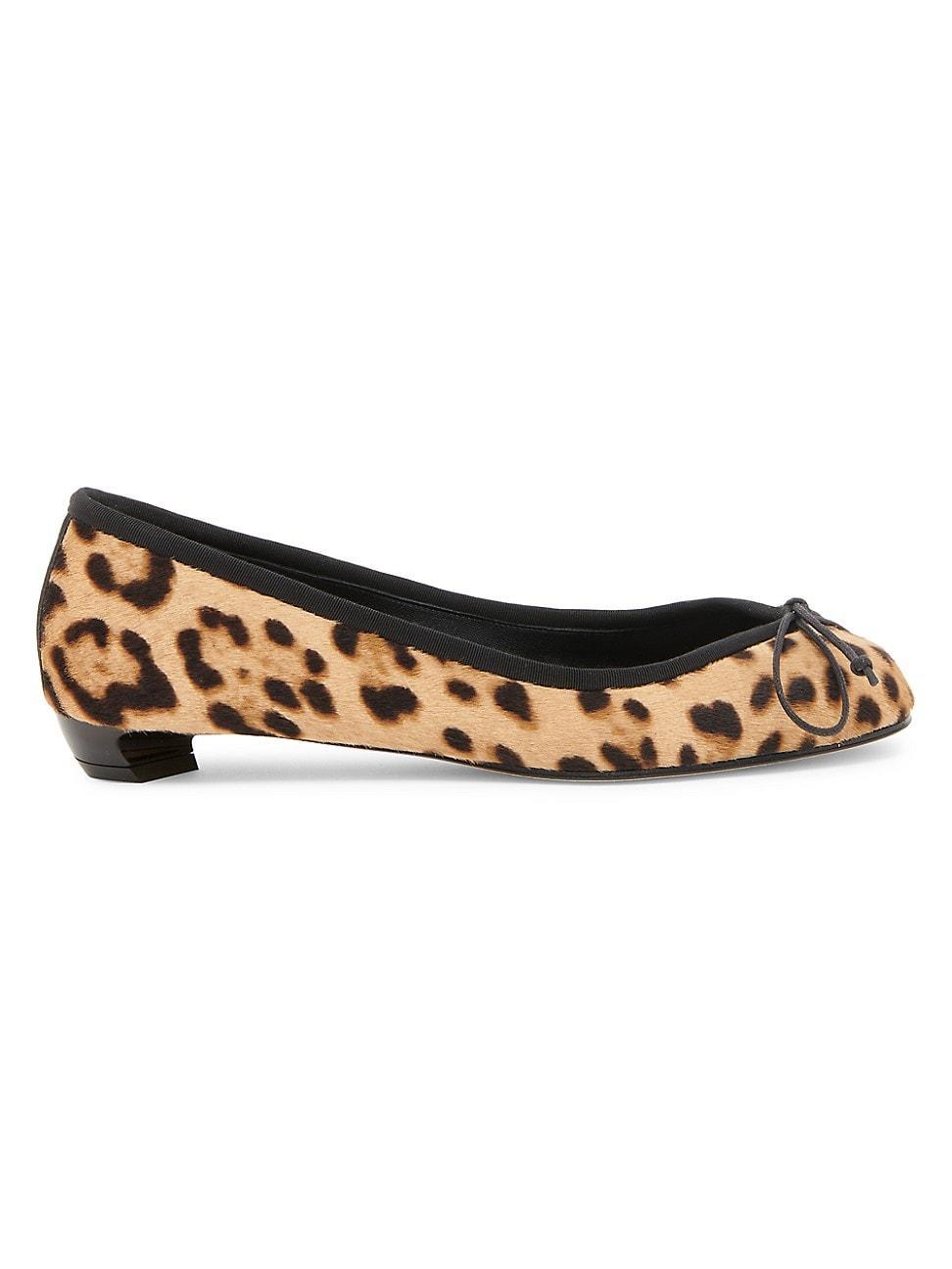 Womens Armadillo Leather Ballerina Flats Product Image