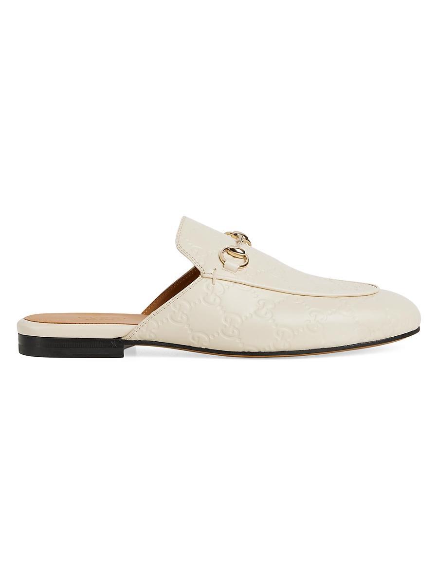 Womens Princetown Horsebit GG Leather Slip-On Loafers Product Image