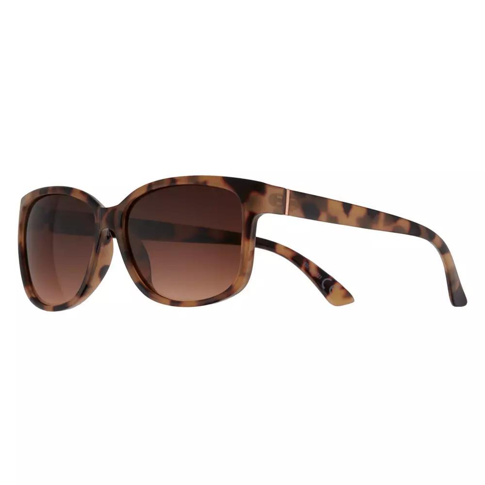 Women's Sonoma Goods For Life® 56mm Rectangle Sunglasses, Blue Product Image