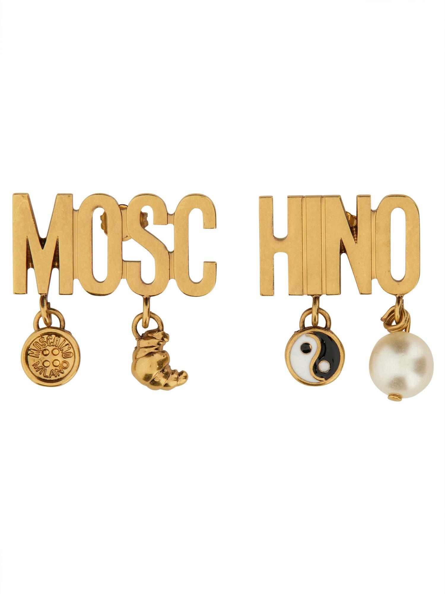 logo-lettering earrings Product Image