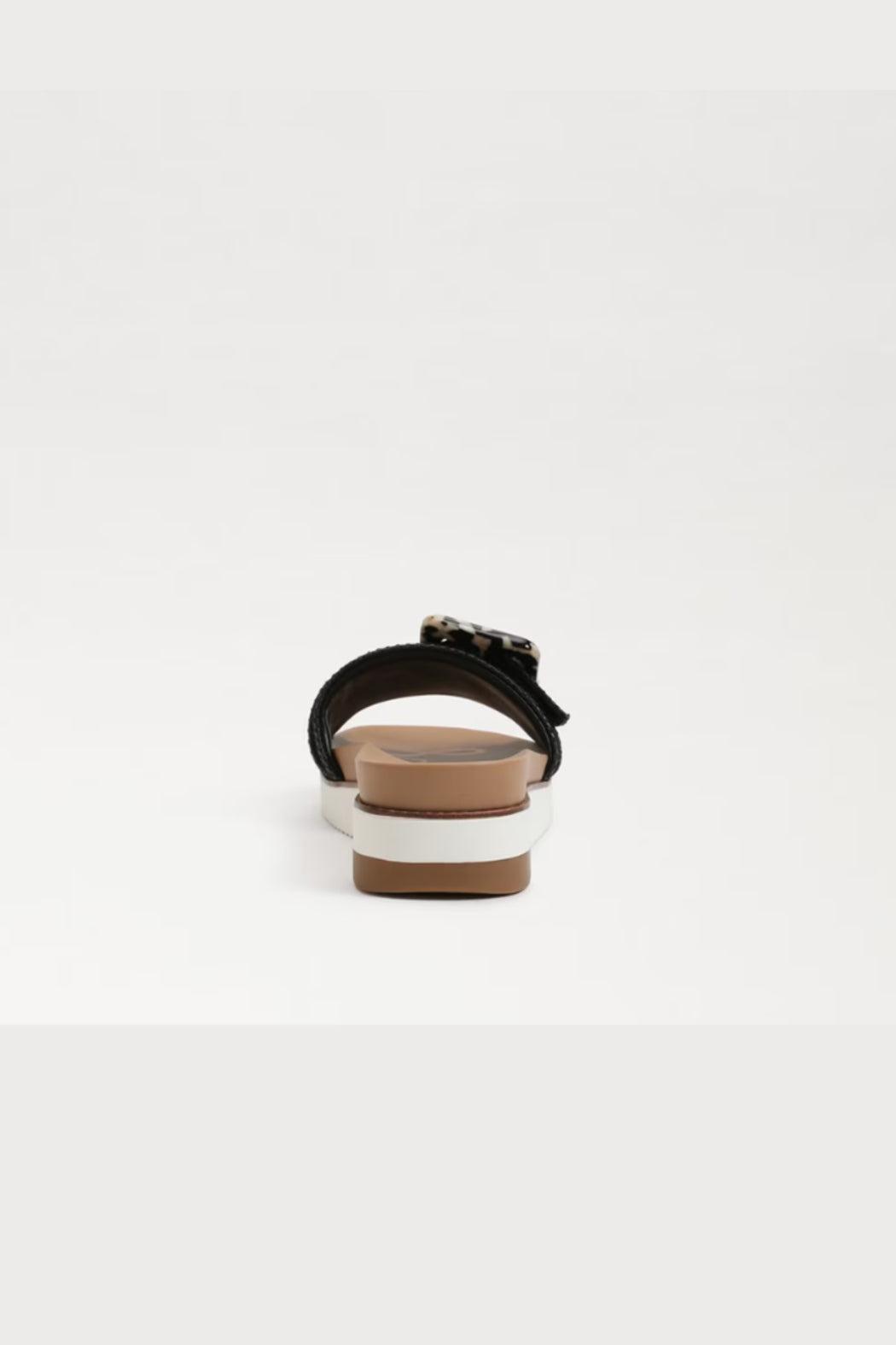 Ariane Black Weave Platform Sandal Product Image