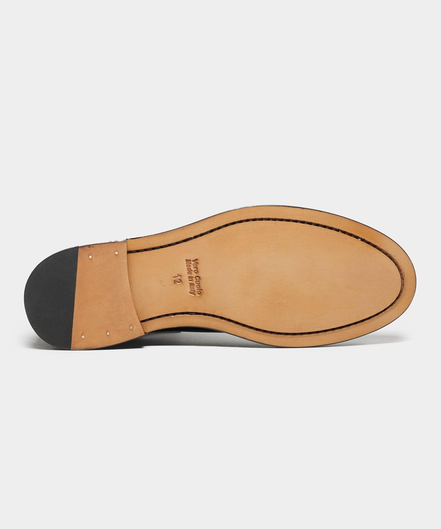 Leather Chelsea Boot in Black Product Image