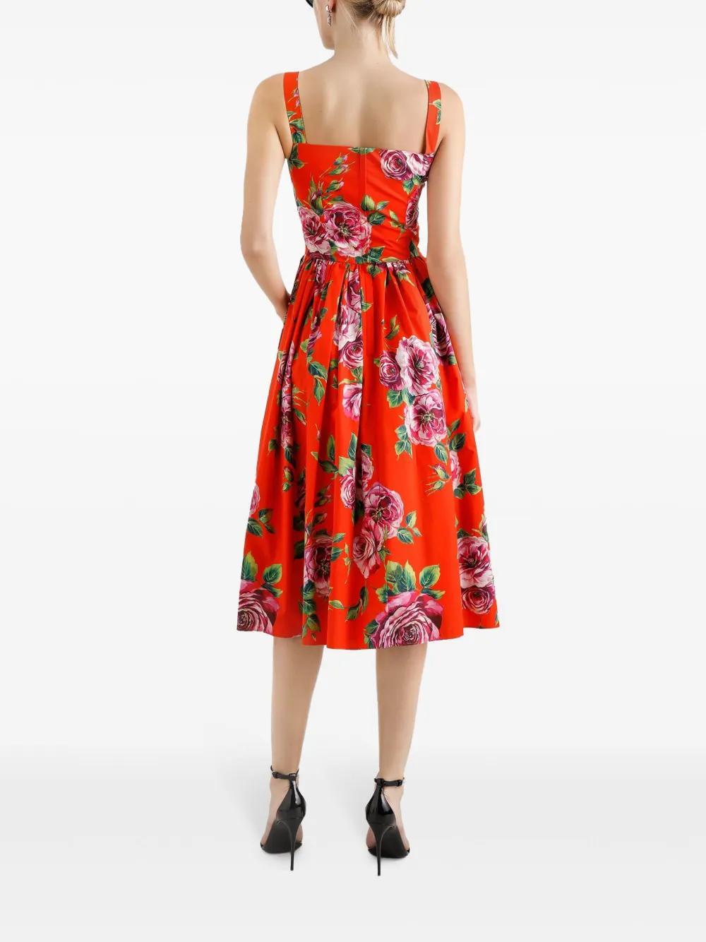 floral-print midi dress Product Image