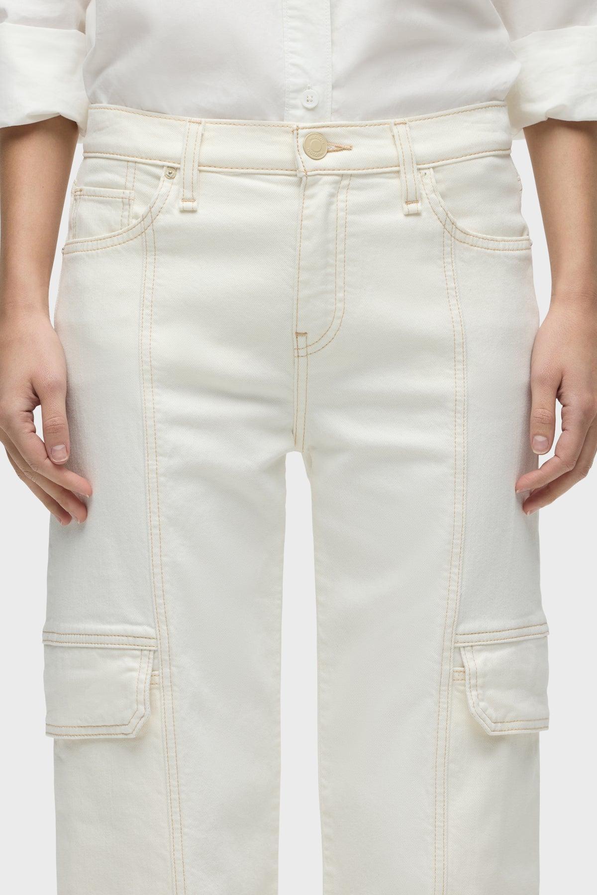 Rosie High-Rise Seamed Cargo Jean Female Product Image