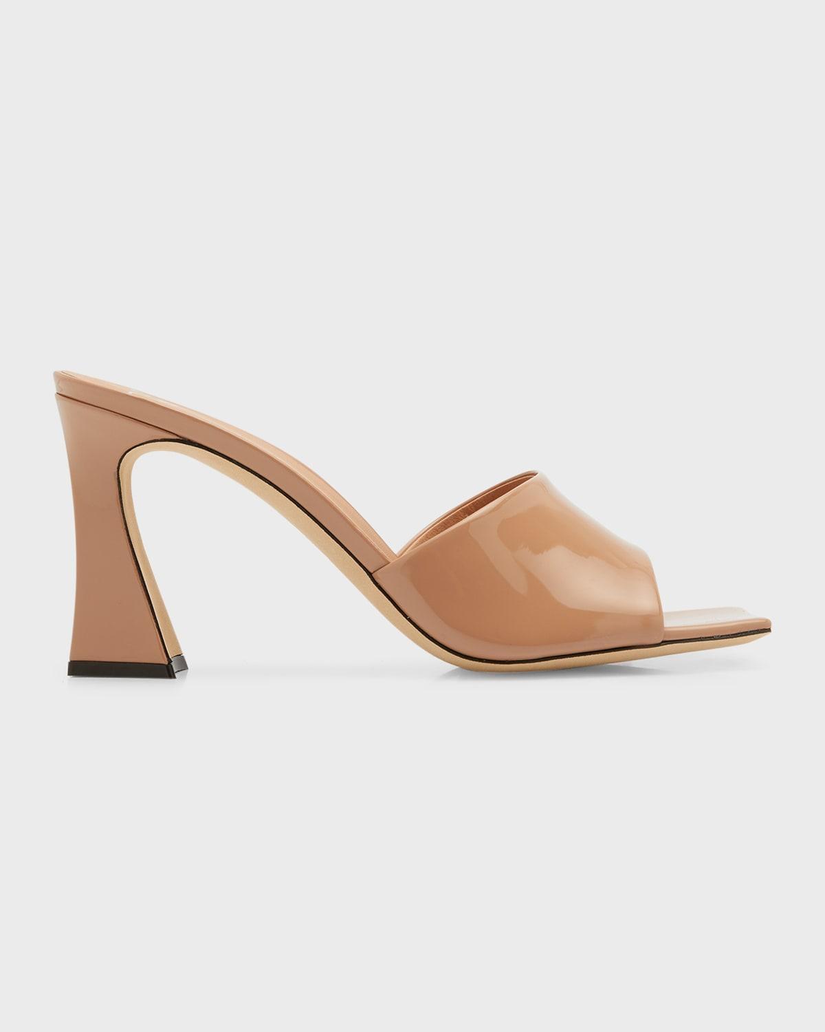 Guiseppe Zanotti Womens Square Toe High Heel Slide Sandals Product Image