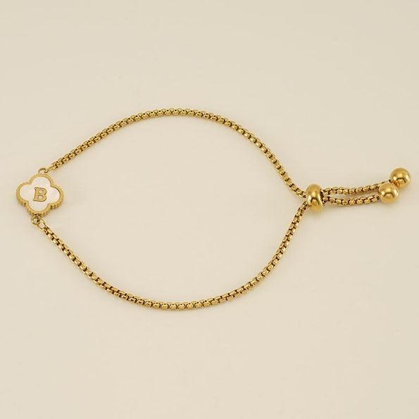 Clover Initial Bracelets Product Image