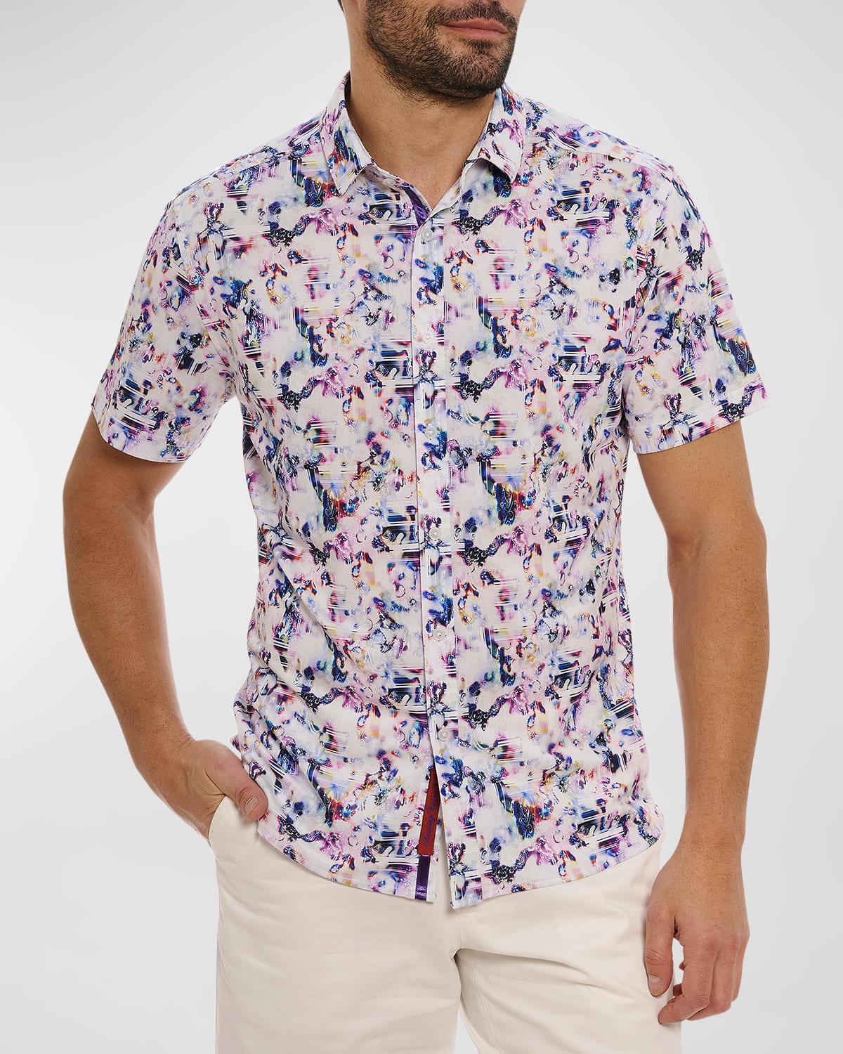 Mens Le Pelosa Paisley Button-Front Shirt Product Image