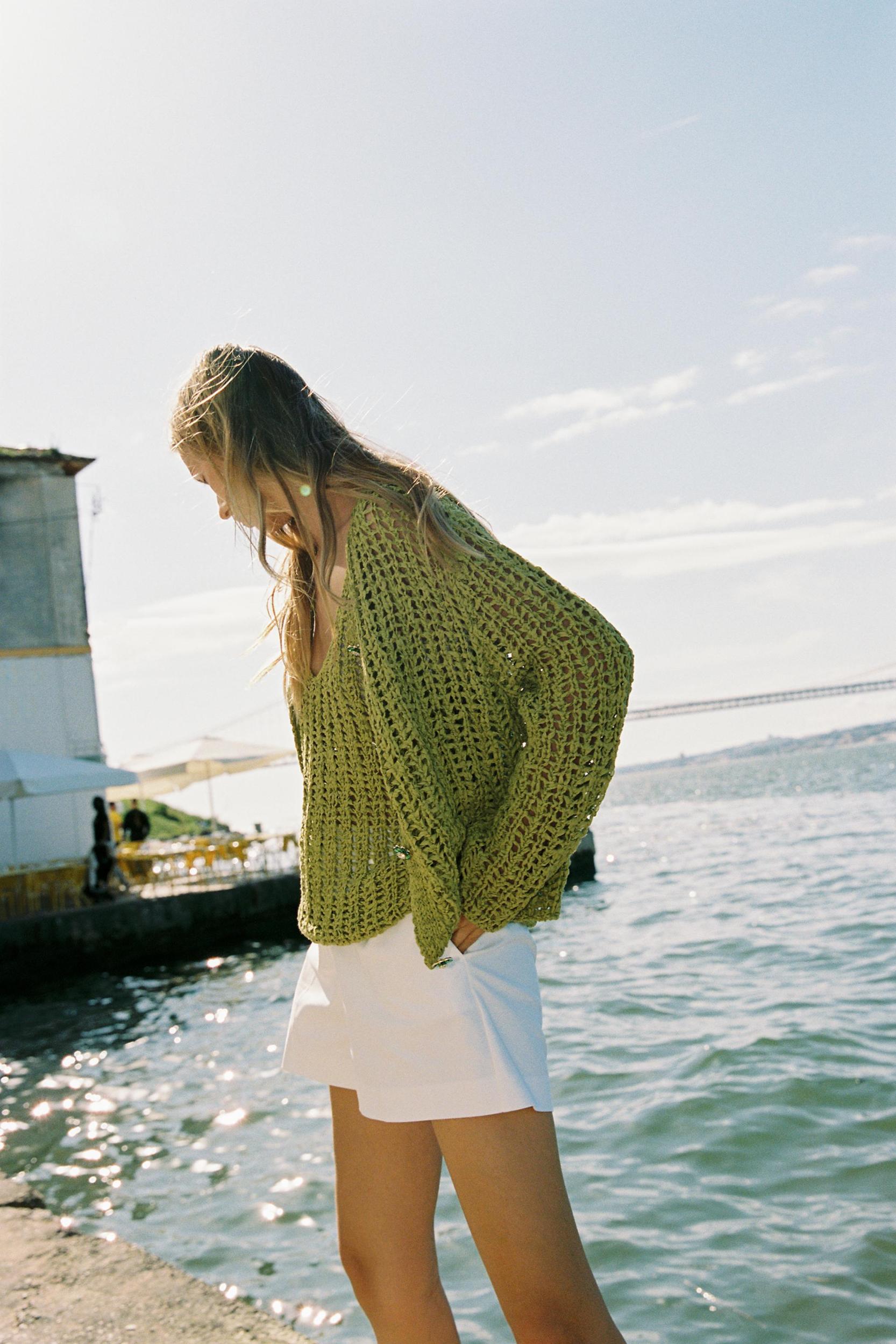 RIBBON KNIT JACKET Product Image
