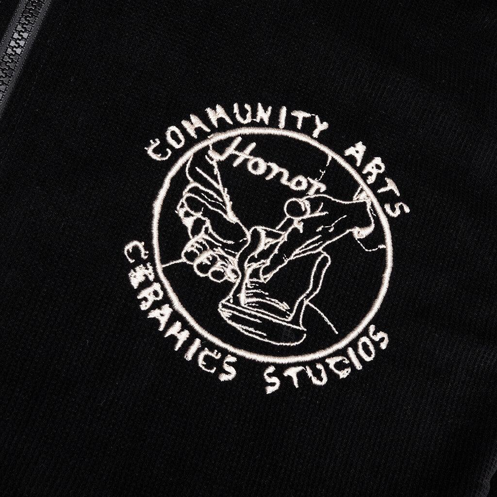 Piping Track Jacket - Black Male Product Image
