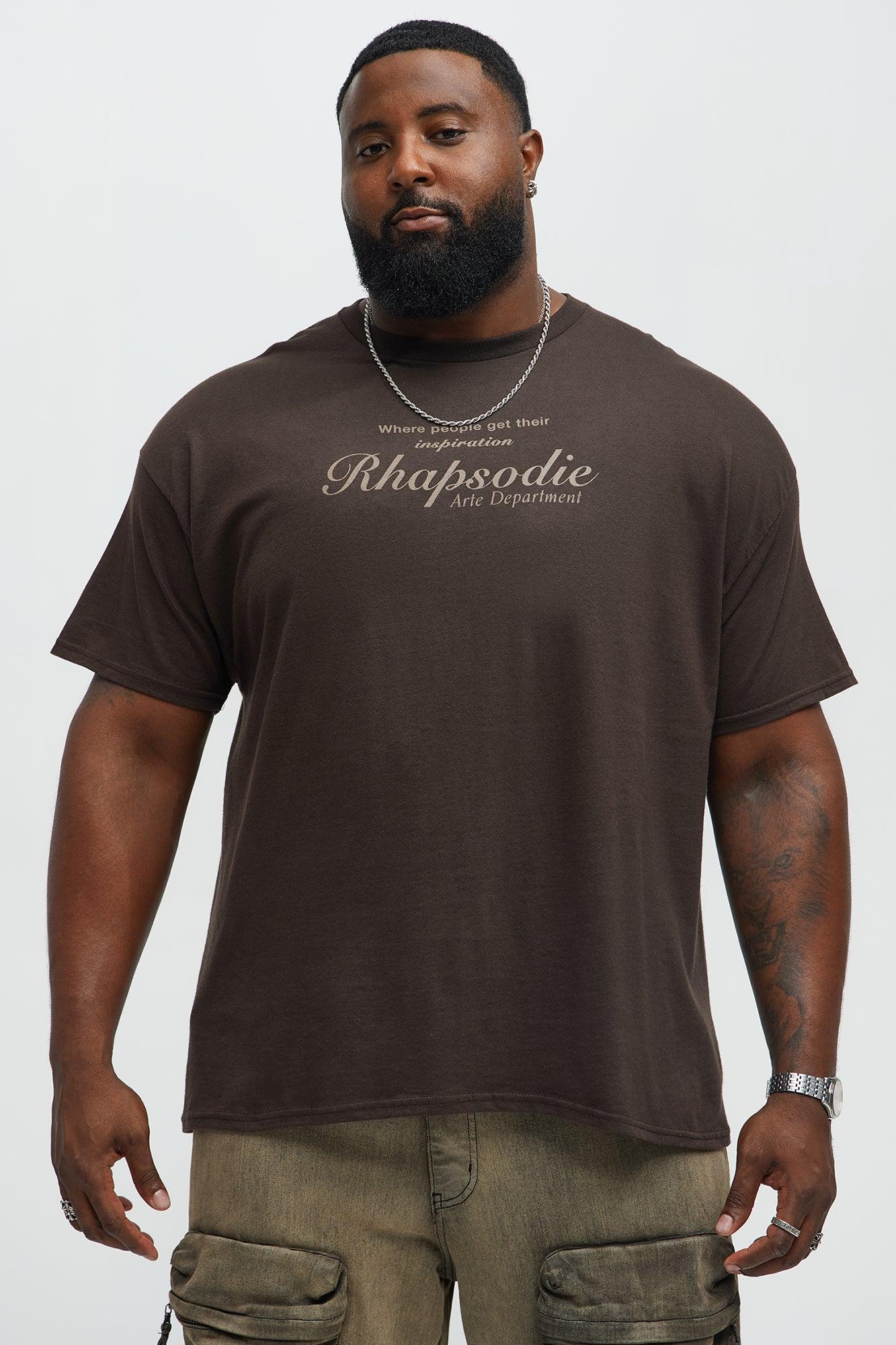 Rhapsodie Art Dept Short Sleeve Tee - Chocolate Product Image